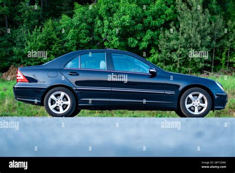 Mercedes Benz W203 C Class Kompressor Sedan Photo Session In An