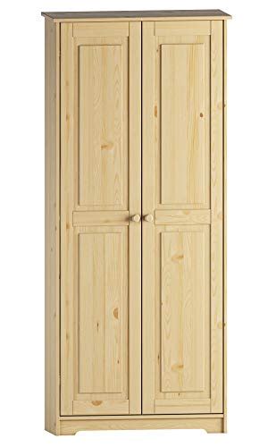 Unfinished Solid Pine Wood Pantry Storage Pantry Cabinet Review Best