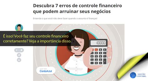 Descubra 7 Erros De Controle Financeiro Que Podem Arruinar Seus