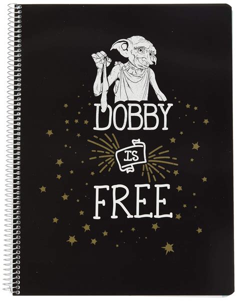 Cuaderno Tapa Polipropileno A4 5X5 Microperforado Harry Potter Dobby