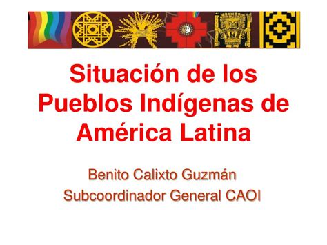 PPT Situación de los Pueblos Indígenas de América Latina PowerPoint Presentation ID