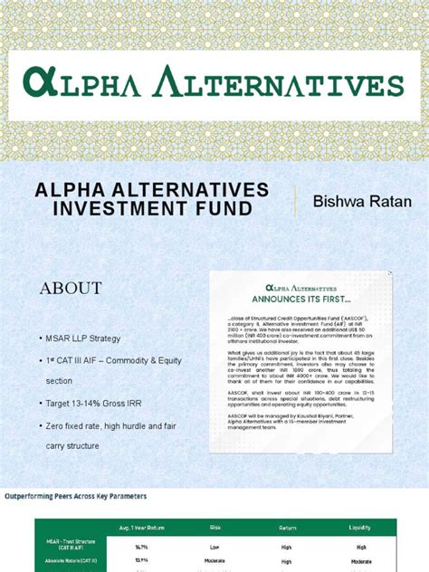 Alpha Alternatives | PDF