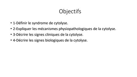 Solution Syndrome De Cytolyse Studypool