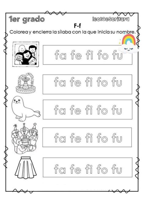 Completo cuaderno con silabario fonológico Imagenes Educativas