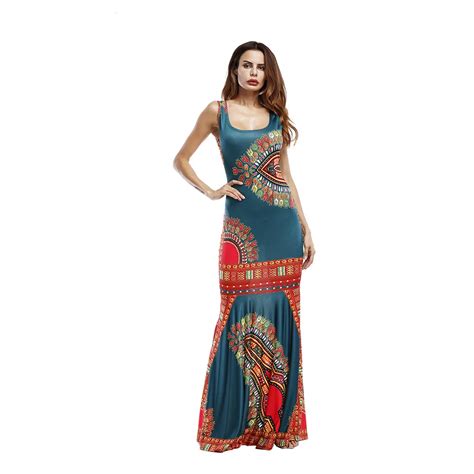 Vestido Das Mulheres 2019 Moda Feminina Floral Boho Longo Maxi Vestido