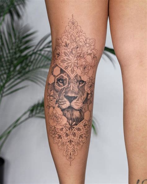 Back Of Calf Tattoo Women