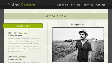 Simple Portfolio Web Template - Creative VIP