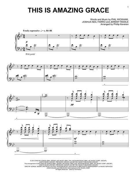 This Is Amazing Grace Sheet Music