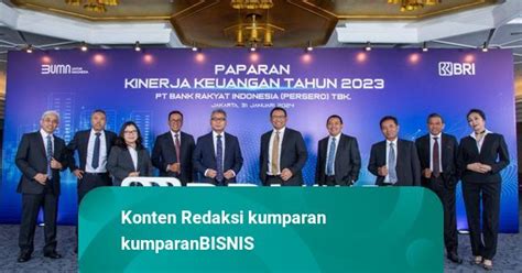 BRI Raup Laba Rp 60 4 Triliun Sepanjang 2023 Melesat 17 5 Persen