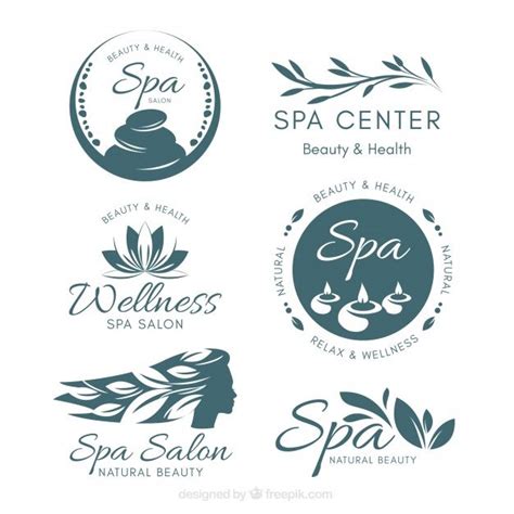 Premium Vector Nice Spa Logotype Templates Logo De Spa Plantillas