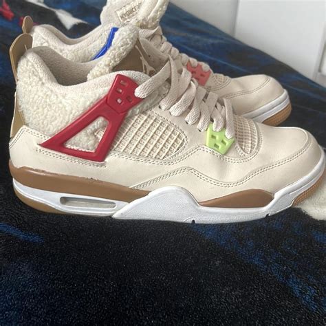 These are Jordan 4s and they are super cute and in... - Depop