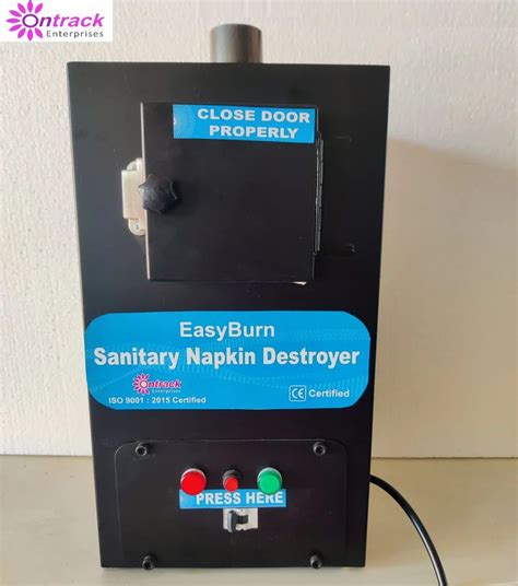 Ontrack Easyburn Electrical Sanitary Napkin Disposal Machine