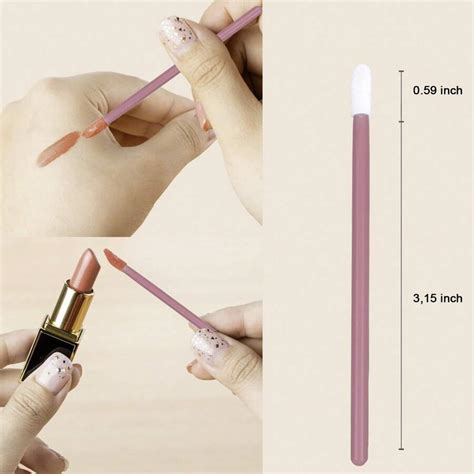 Pcs Lip Applicators Disposable Lips Wands Lip Brush Applicator