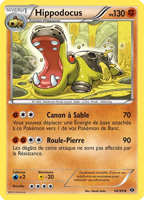 Hippodocus Noir Blanc Destinées Futures 66 Poképédia