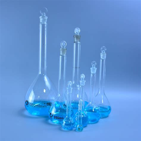 Ml Ml Lab Glass Volumetric Flask With Stopper Lab Chemistry