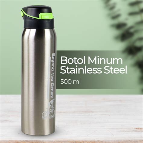 BAOWENBEI Botol Minum Termos Air Panas Dingin Stainless Steel 500ml