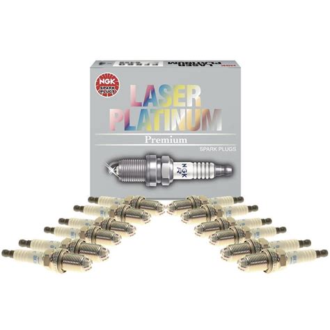 Ngk Set Of Laser Platinum Resistor Pre Gapped Spark Plugs For Rolls