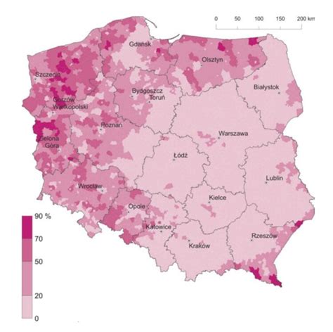 Pgr Y W Polsce Mapa Pa Stwowych Gospodarstw Rolnych Portal