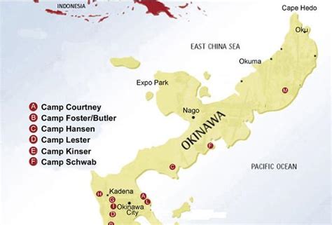 Okinawa Map Military Bases