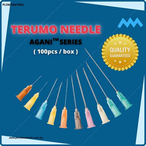 Ready Stock Terumo Agani Disposable Needle Hypodermic Needle