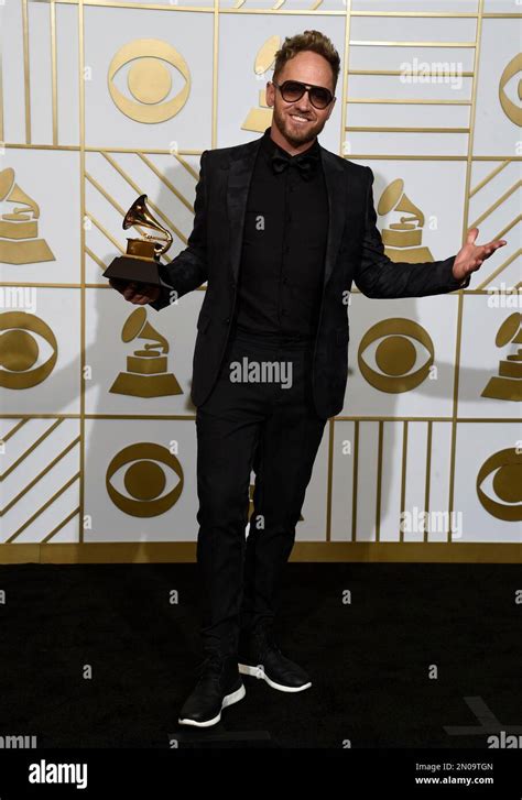 TobyMac Poses In The Press Room With The Award For Best Contemporary