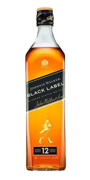 Whisky Johnnie Walker Black Label 12 Anos 750 Ml Na Casa Da Bebida