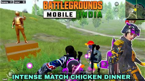 BGMI SUPER INTENSE FIGHT CHICKEN DINNER YouTube