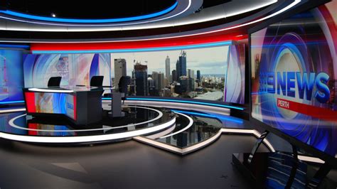 9 News Perth Broadcast Set Design Gallery