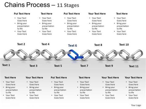 Powerpoint Template Growth Chains Ppt Process