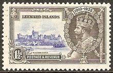 Leeward Islands Silver Jubilee Stamps Of The World