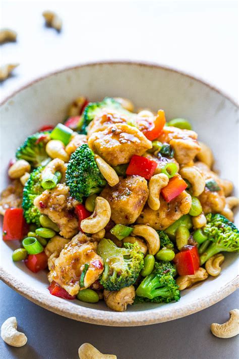 Cashew Chicken Stir Fry Healthy