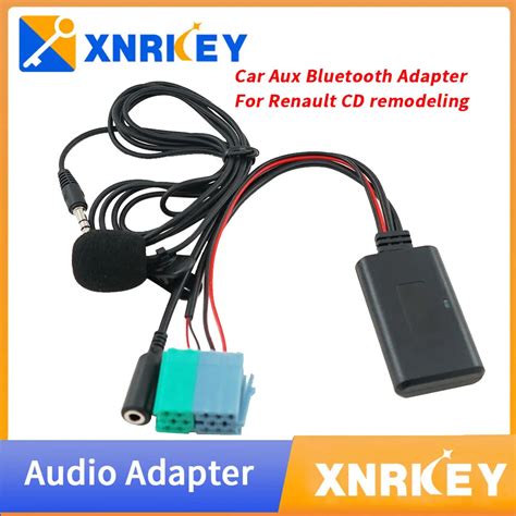 Xnrkey 6pin Aux Cable For Renault Updatelist Radio Biurlink Car