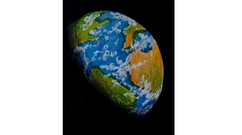 Dibujo Del Planeta Tierra Realista Realistic Planet Earth Drawing