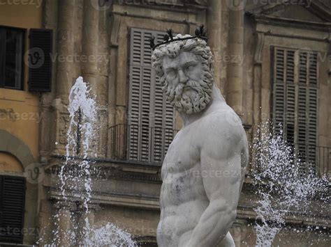 florence neptune statue della signoria place 17312218 Stock Photo at ...