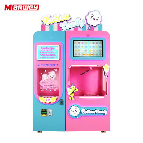 The Advantages Of Automated Cotton Candy Vending Machine Marwey