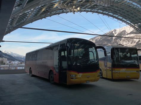 Postauto Graub Nden Gr Man Am Januar