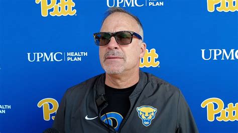 Pitt Football Training Camp Pat Narduzzi Youtube