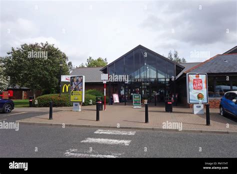 Durham A1 Motorway Services Stock Photo - Alamy