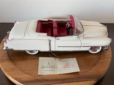 1953 Cadillac Eldorado Convertible Die Cast Metal Franklin Mint 1:24 ...