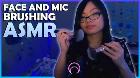 Asmr Tracing Your Face Tingleswith Brushes And Brushing The Mic