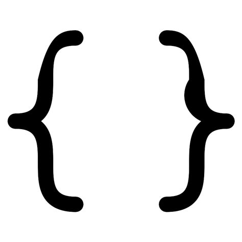 Brackets Curly Duotone Vector Svg Icon Svg Repo