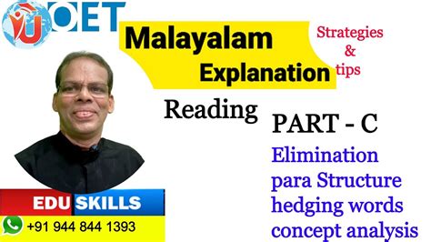 Edu Skills OET Reading Part C Q 1 Strategies Tips Tricks Explained