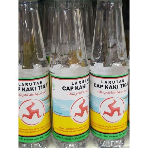 Jual Larutan Cap Kaki Tiga Botol 200ml Shopee Indonesia