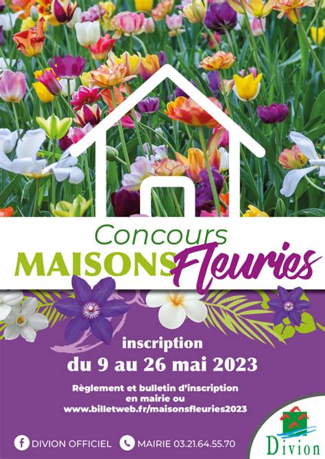 Inscription Au Concours Des Maisons Fleuries Divion