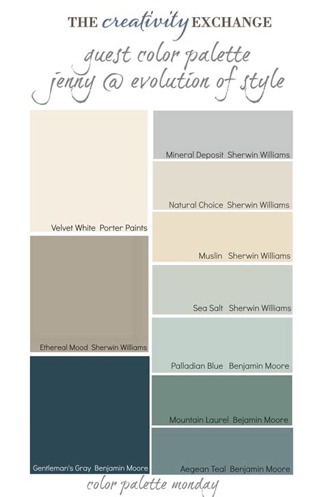 Sherwin Williams Neutral Collection Perfect Colour Palettes Claire