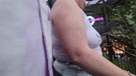 NZ Trashy MILF Public Walk In The Mall And Pisses In Carpark Before Being Pissed On By Her Master