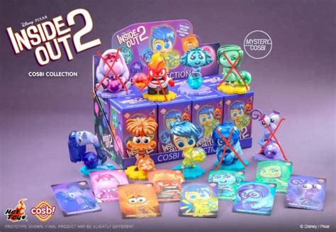 Inside Out 2 玩轉腦朋友2 Hot Toys Cosbi Collection 盲盒 興趣及遊戲 玩具 遊戲類 Carousell