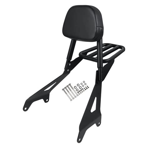 Buy Worldmotop Motorcycle Sissy Bar Backrest Rear Luggage Rack Passenger Seat For Yamaha Bolt