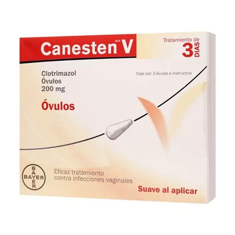 Ovulos Canesten V Bayer Eficaz Clotrimazol 3 Dias 200 Mg Envío Gratis