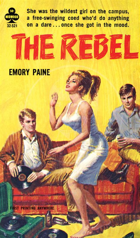 The Rebel 10x17 Giclée Canvas Print Of A Vintage Pulp Etsy